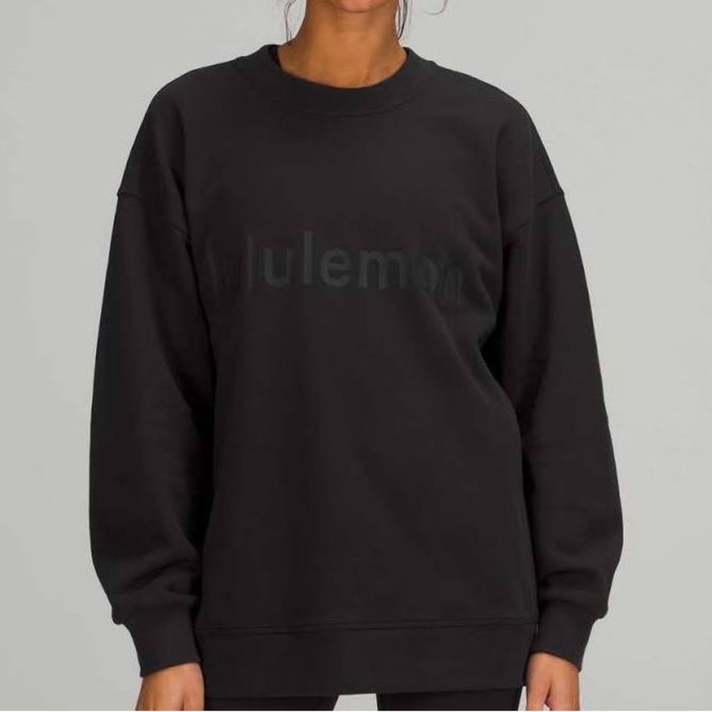 Lululemon Perfectly Oversized Graphic Crew SZ 4
